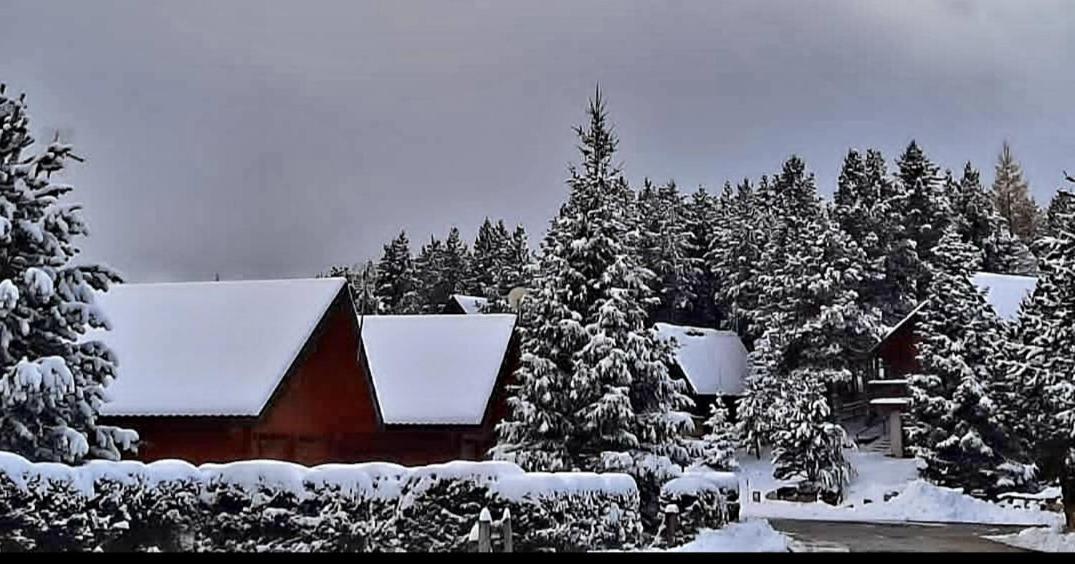 Maison De Bois Finlandaise Au Pied Des Pistes Bolquere Pyrenees 2000 Exteriör bild